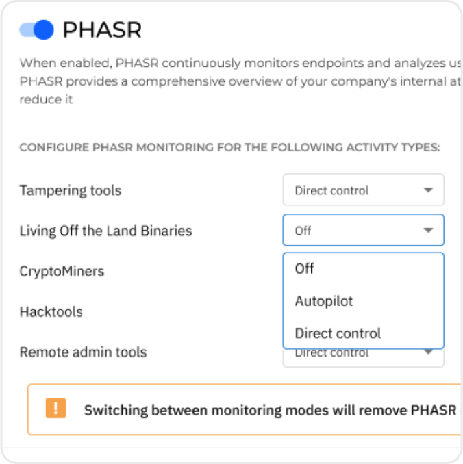 GravityZone Proactive Hardening and Attack Surface Reduction (PHASR) - Bitnet 