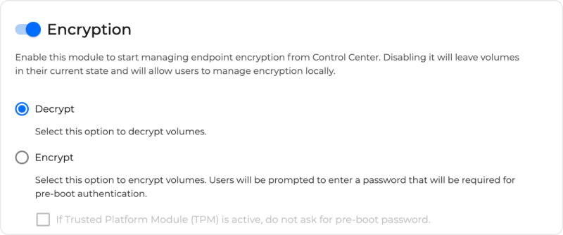 GravityZone Full Disk Encryption - Bitnet 